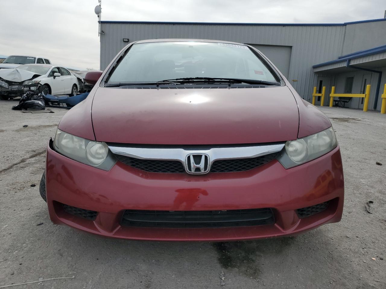 2010 Honda Civic VIN 19XFA1F55AE050353 Copart auction photo, all over damage thumbnail 5