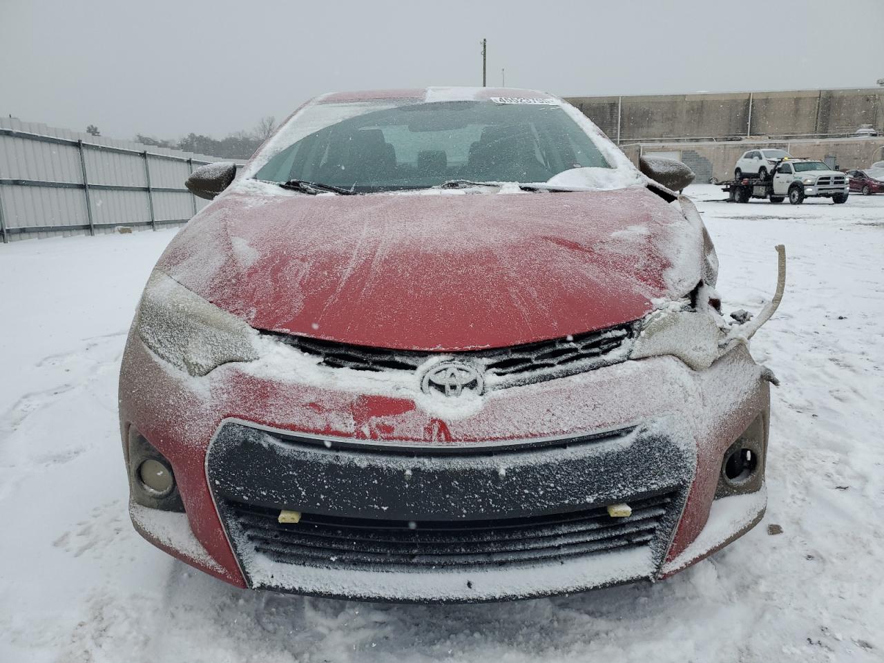 2014 Toyota Corolla VIN 2T1BURHE8EC167401 Copart auction photo, front end / side damage thumbnail 5