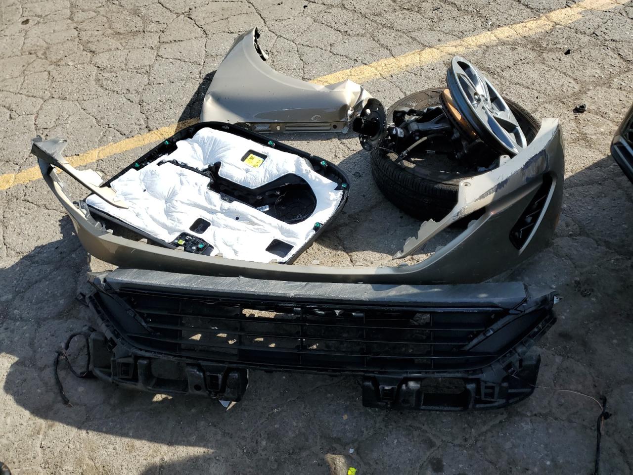 2021 KIA K5 VIN 5XXG14J24MG039486 Copart auction photo, rollover damage thumbnail 12