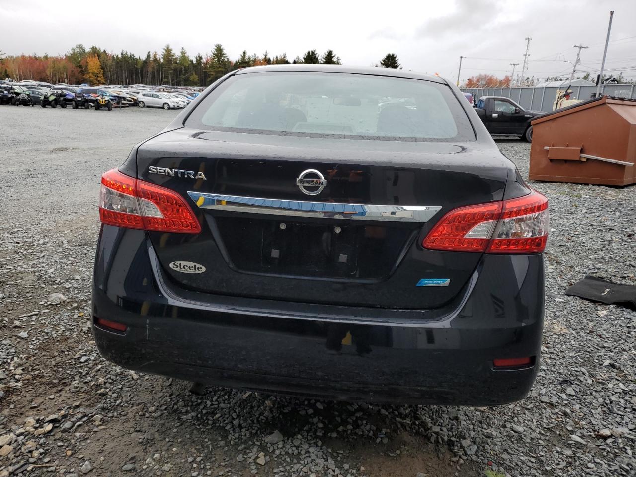 2014 Nissan Sentra VIN 3N1AB7AP7EL663369 Copart auction photo, rear end damage thumbnail 6