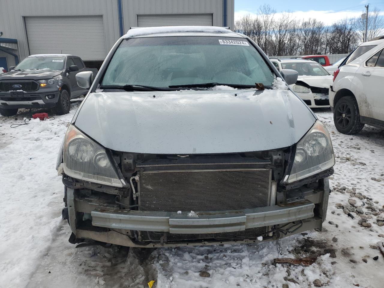 2008 Honda Odyssey VIN 5FNRL38608B082026 Copart auction photo, front end damage thumbnail 5