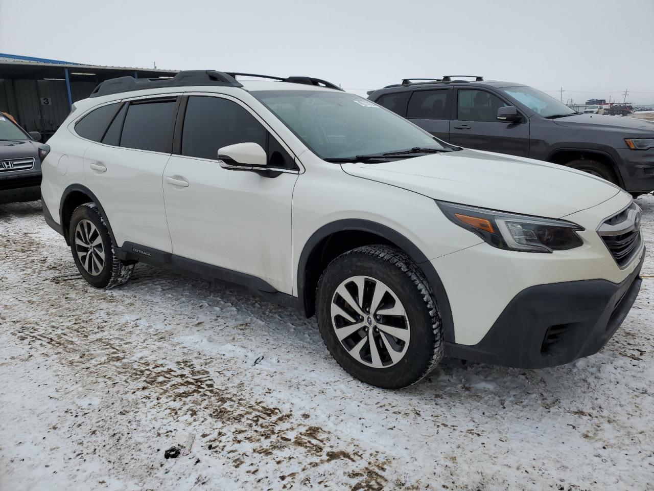 2020 Subaru Outback VIN 4S4BTACC7L3226739 Copart auction photo, side / rear end damage thumbnail 4