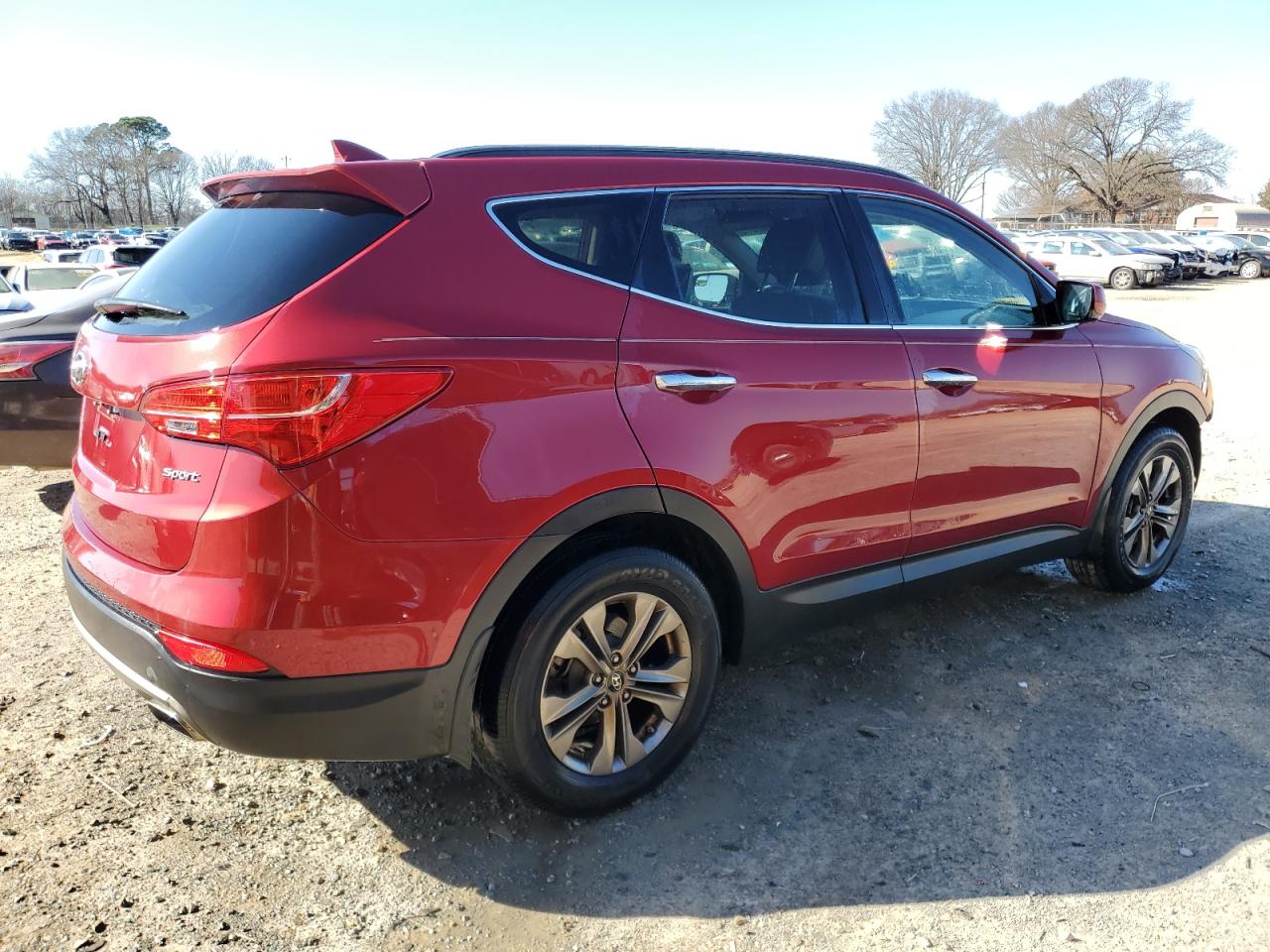2015 Hyundai Santa Fe VIN 5XYZU3LB7FG239025 Copart auction photo, front end damage thumbnail 3