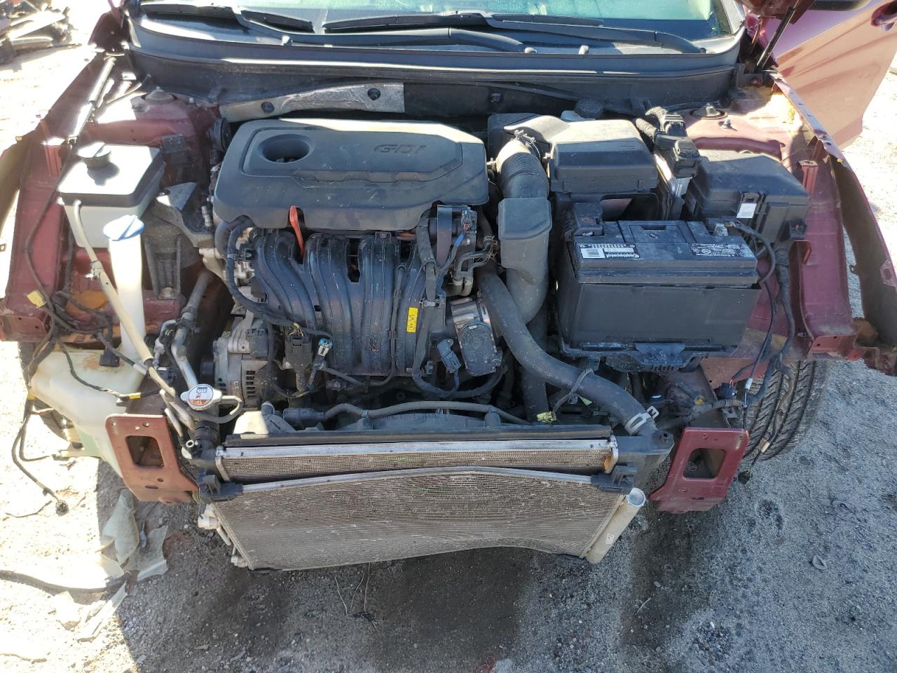 2016 Hyundai Sonata VIN 5NPE34AF3GH429136 Copart auction photo, front end damage thumbnail 11