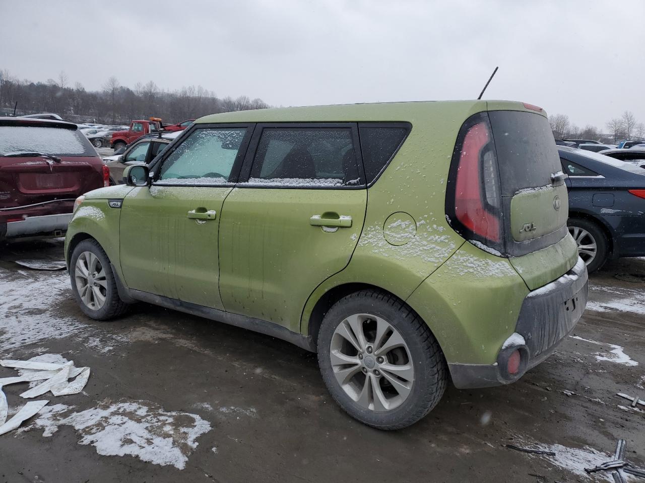 2015 KIA Soul VIN KNDJP3A55F7756533 Copart auction photo, front end damage thumbnail 2