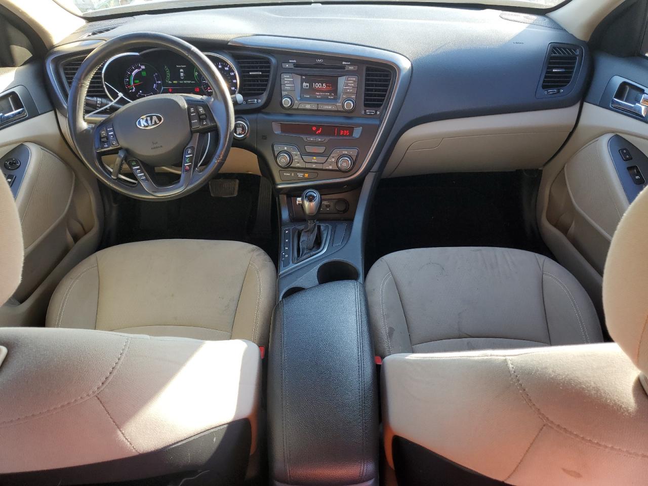 2013 KIA Optima VIN KNAGM4AD9D5049277 Copart auction photo, undercarriage / side damage thumbnail 8