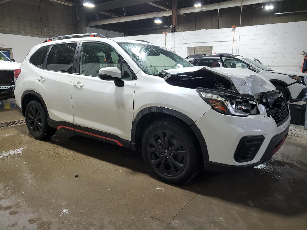 2019 Subaru Forester VIN JF2SKAKC3KH404738 Copart auction photo, front end damage thumbnail 4