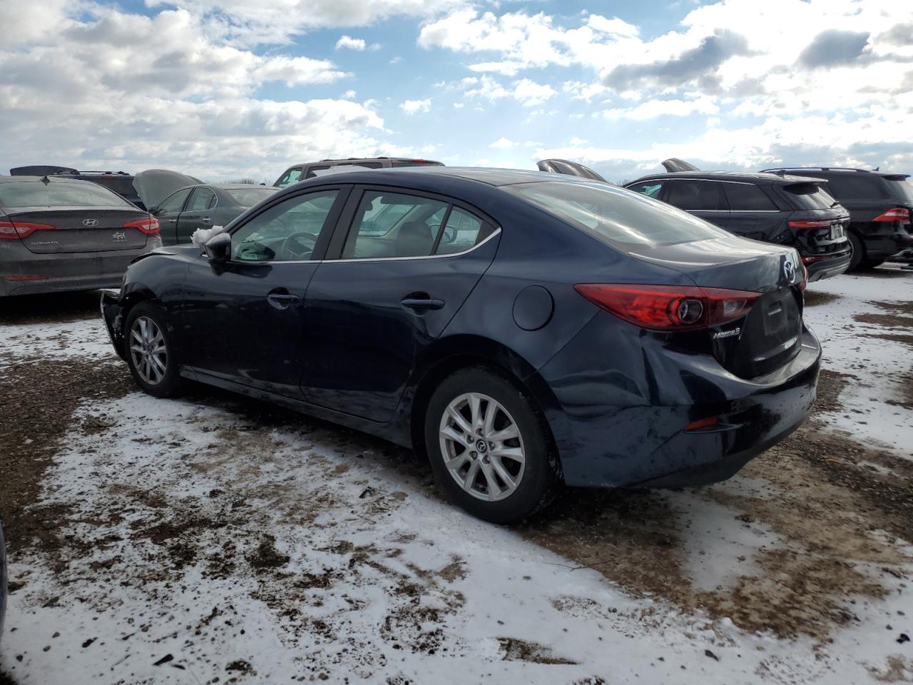 2016 Mazda 3 VIN JM1BM1U76G1310202 Copart auction photo, front end damage thumbnail 2
