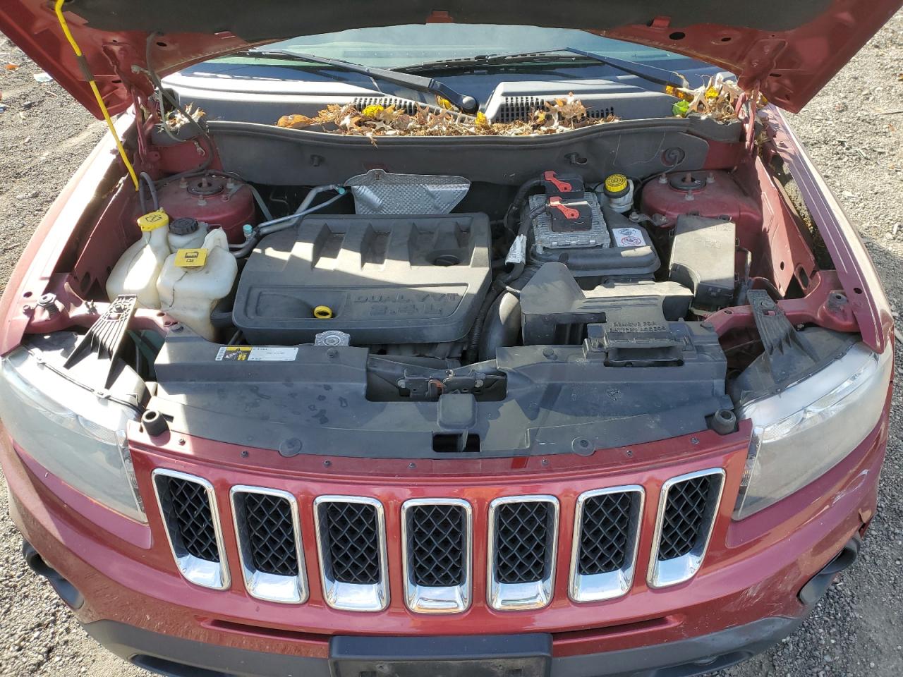 2015 Jeep Compass VIN 1C4NJDBBXFD290063 Copart auction photo, side / front end damage thumbnail 12