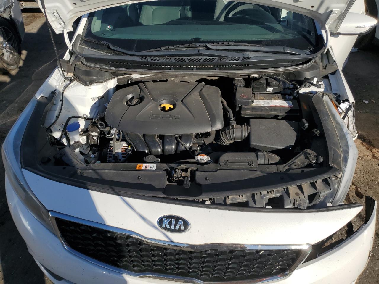 2017 KIA Forte VIN 3KPFL4A8XHE055295 Copart auction photo, front end damage thumbnail 13