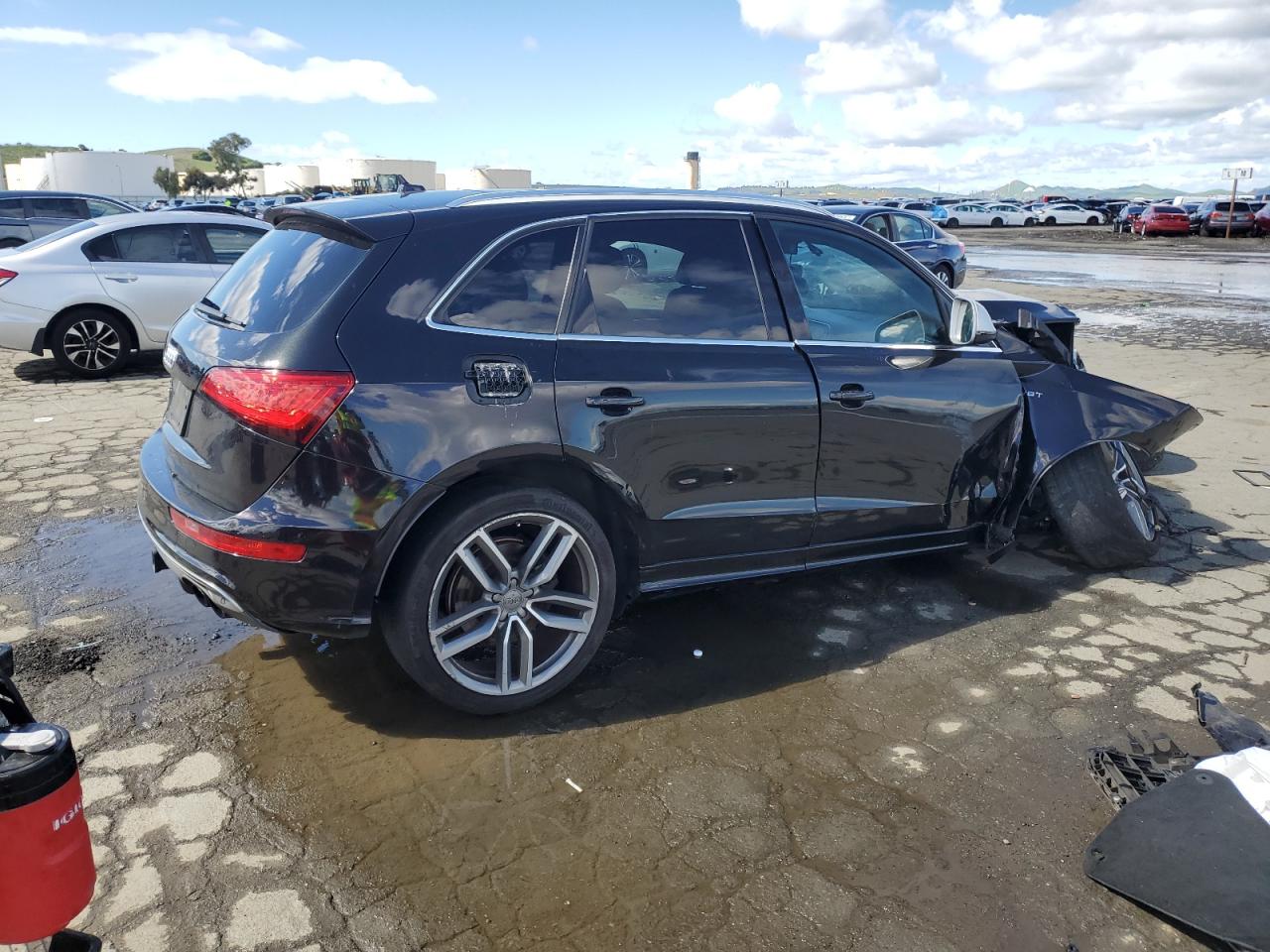 2014 Audi SQ5 VIN WA1CGAFP3EA052852 Copart auction photo, front end damage thumbnail 3
