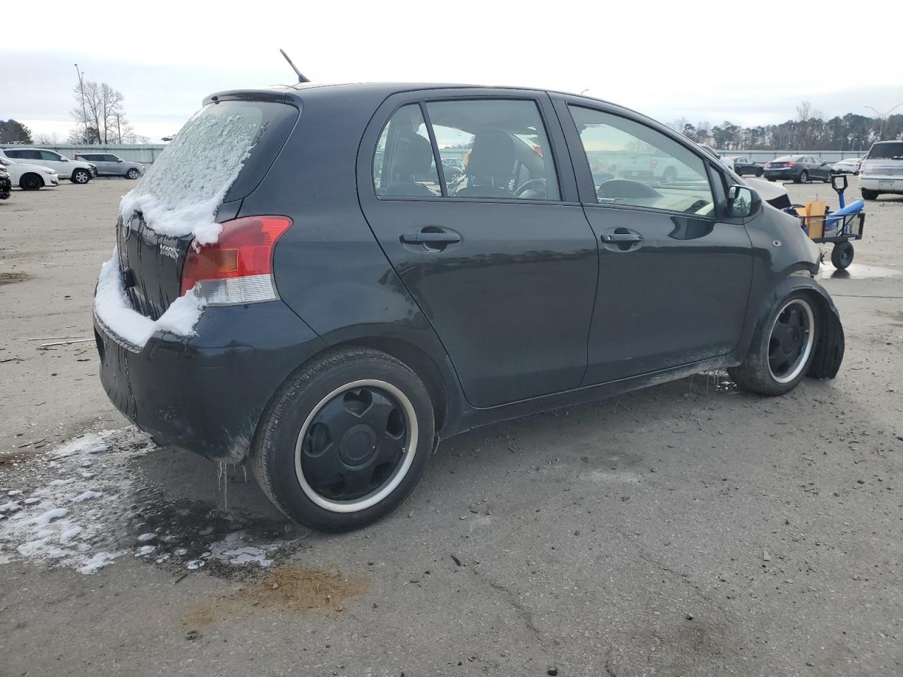 2010 Toyota Yaris VIN JTDKT4K35A5278881 Copart auction photo, front end / side damage thumbnail 3