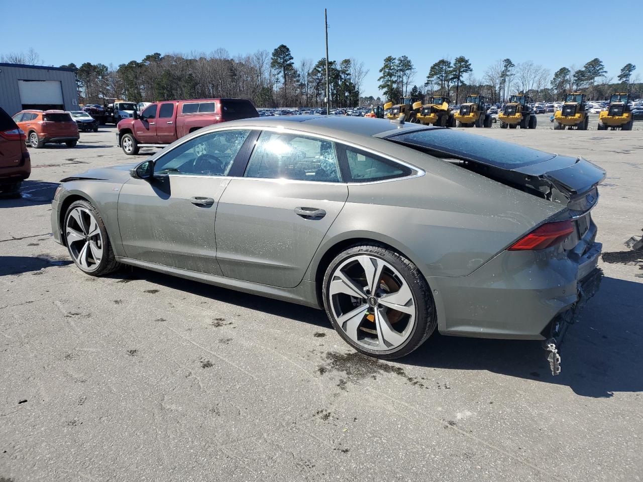 2022 Audi A7 VIN WAUV2BF22NN066481 Copart auction photo, rear end / front end damage thumbnail 2