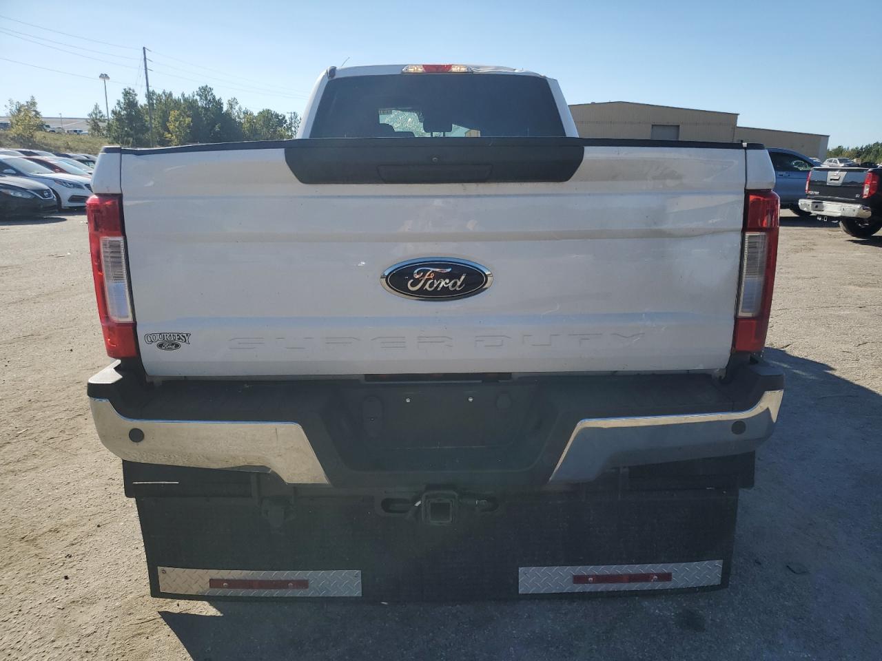 2019 Ford F350 VIN 1FT8W3CT4KEC44586 Copart auction photo, top/roof damage thumbnail 6