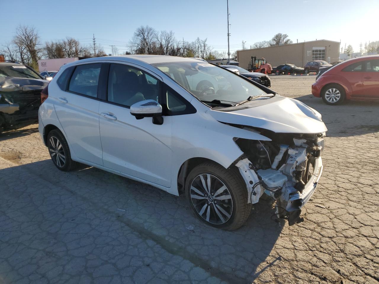 2020 Honda Fit VIN 3HGGK5H8XLM733952 Copart auction photo, front end damage thumbnail 4