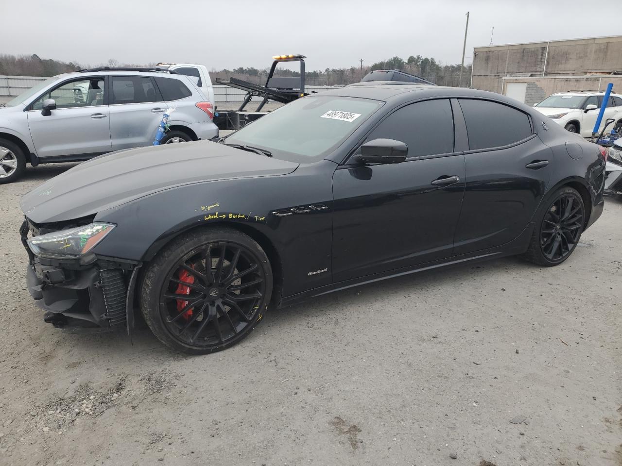 2021 Maserati Ghibli VIN ZAM57YSS3M1368702 - Copart auction photo