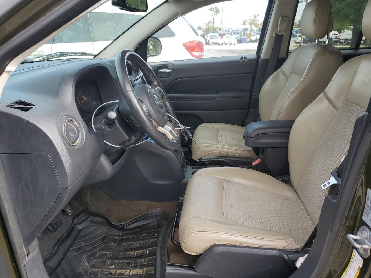 2017 Jeep Compass VIN 1C4NJDBB3HD135227 Copart auction photo, undercarriage damage thumbnail 7