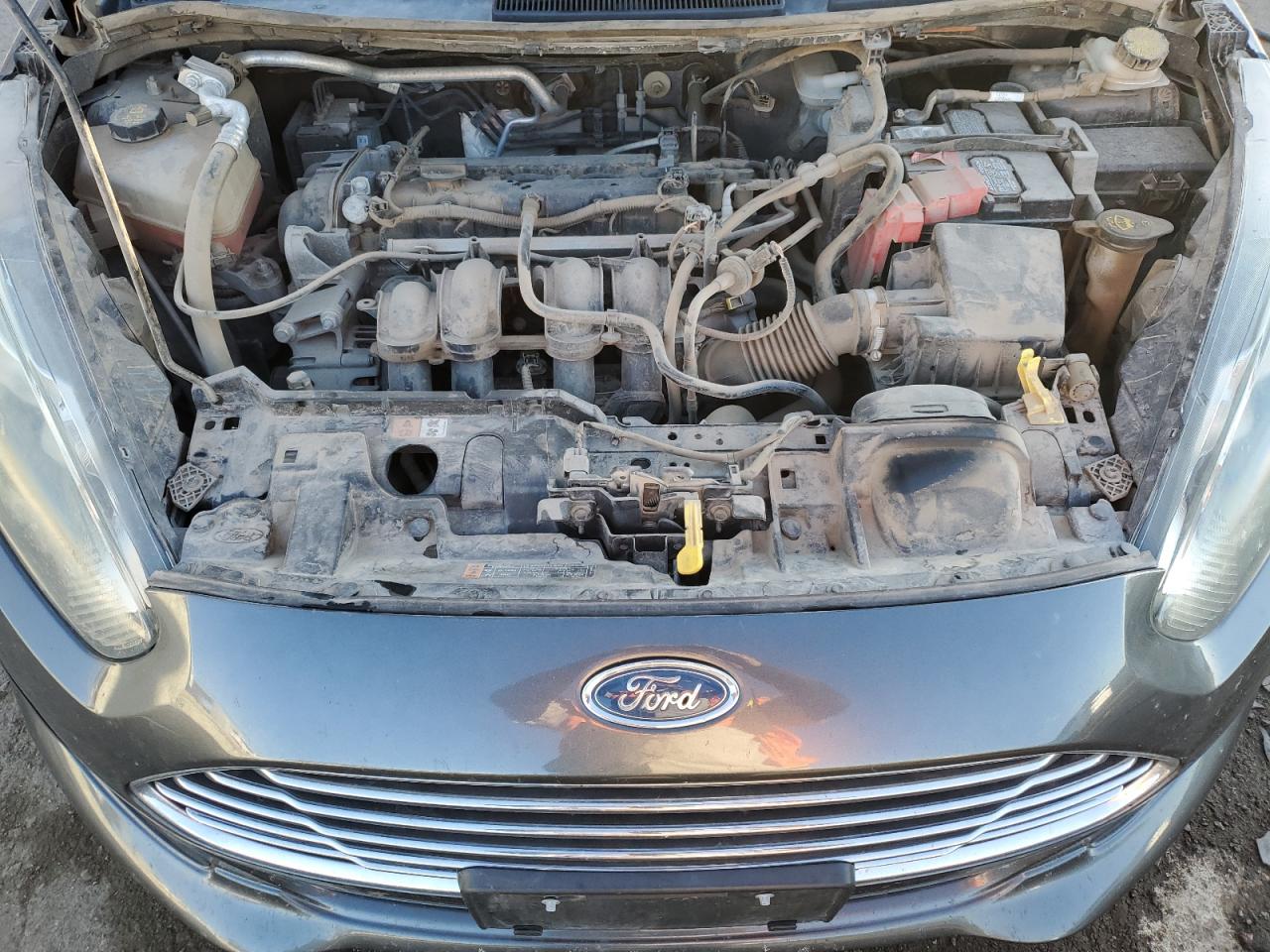 2018 Ford Fiesta VIN 3FADP4BJ3JM134855 Copart auction photo, rear end / side damage thumbnail 11