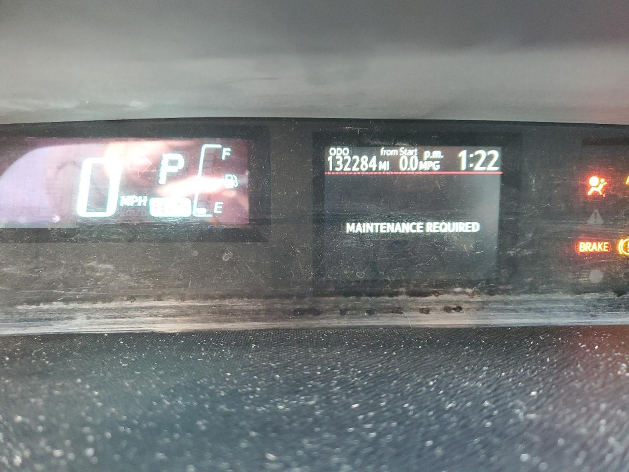 2014 Toyota Prius VIN JTDKDTB32E1561095 Copart auction photo, rear end damage thumbnail 9