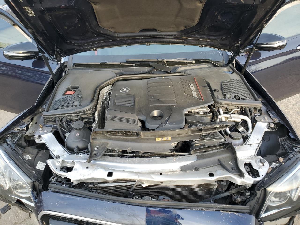 2020 Mercedes-Benz E-klasse VIN WDDZF6BB1LA710679 Copart auction photo, front end / side damage thumbnail 12