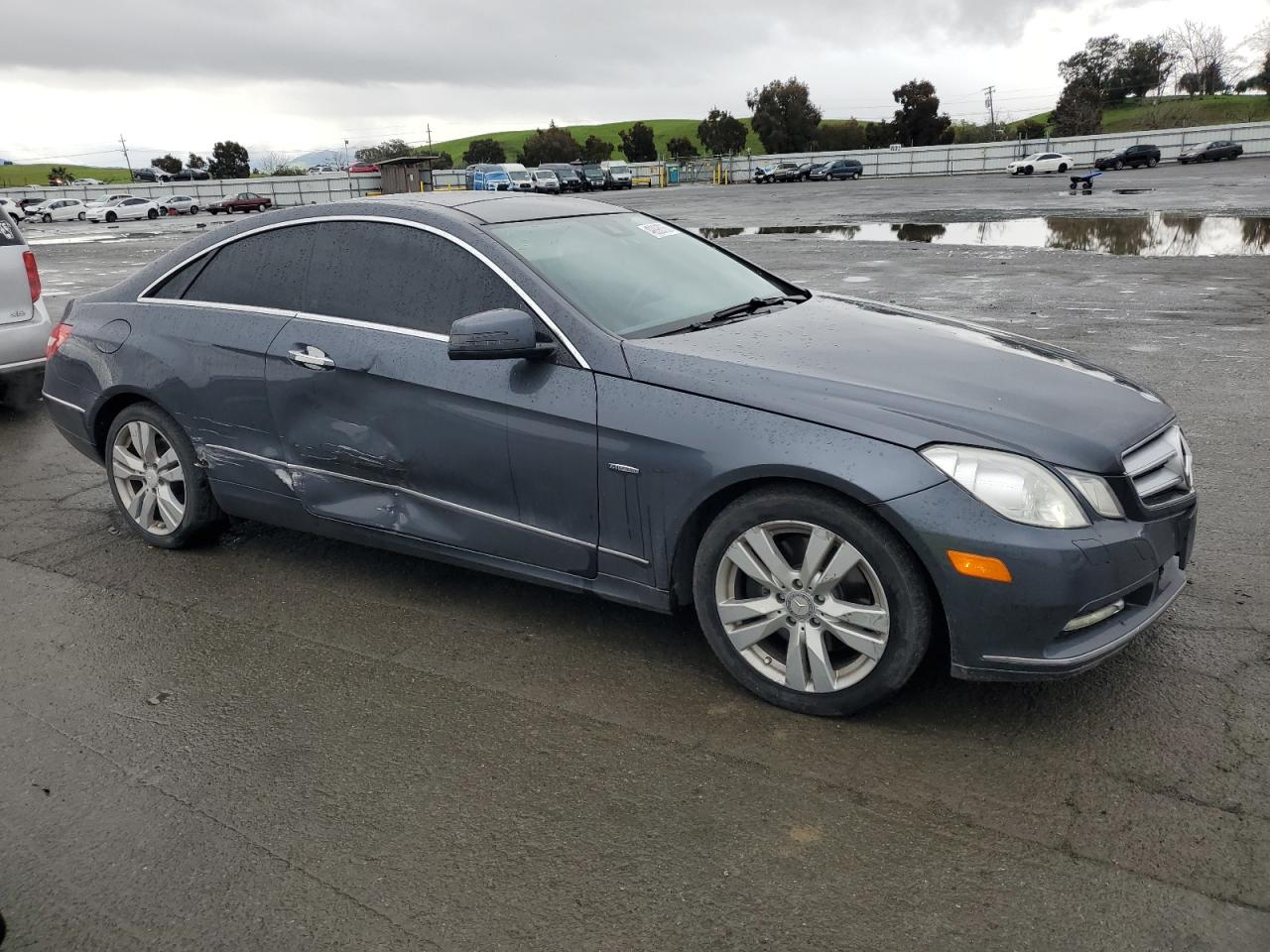 2012 Mercedes-Benz E-klasse VIN WDDKJ5KB6CF170307 Copart auction photo, side damage thumbnail 4
