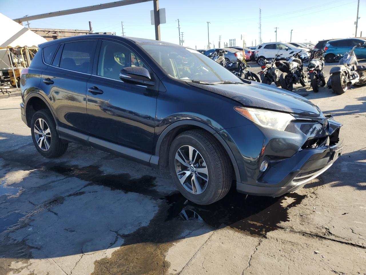 2018 Toyota RAV 4 VIN JTMWFREV7JD116128 Copart auction photo, front end / undercarriage damage thumbnail 4