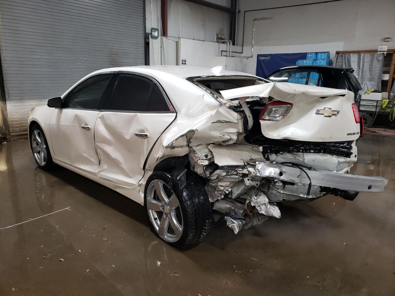 2013 Chevrolet Malibu VIN 1G11J5SX5DF328390 Copart auction photo, rear end / side damage thumbnail 2