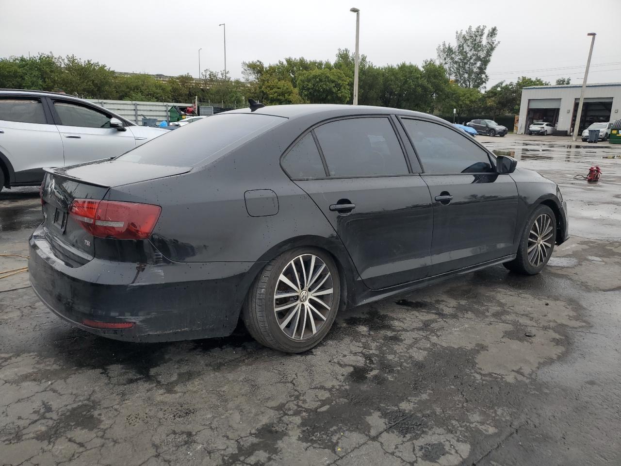 2017 Volkswagen Jetta VIN 3VWD17AJ6HM305300 Copart auction photo, rear end / front end damage thumbnail 3