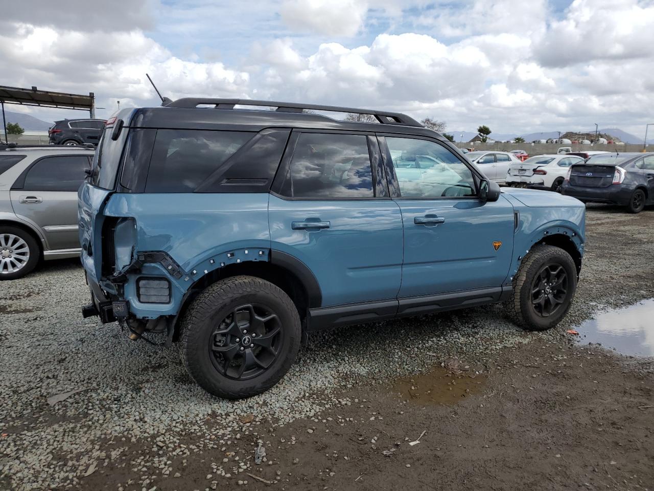 2023 Ford Bronco VIN 3FMCR9D90PRD21218 Copart auction photo, rear end / front end damage thumbnail 3