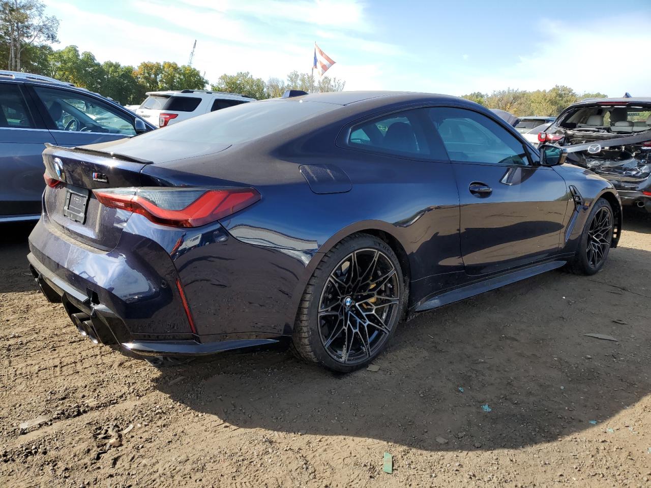 2024 BMW M4 VIN WBS43AZ07RCN61219 Copart auction photo, undercarriage damage thumbnail 3