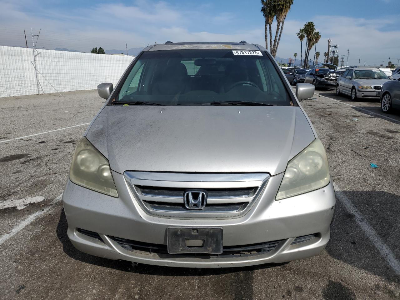 2005 Honda Odyssey VIN 5FNRL38635B425360 Copart auction photo, front end / rear end damage thumbnail 5