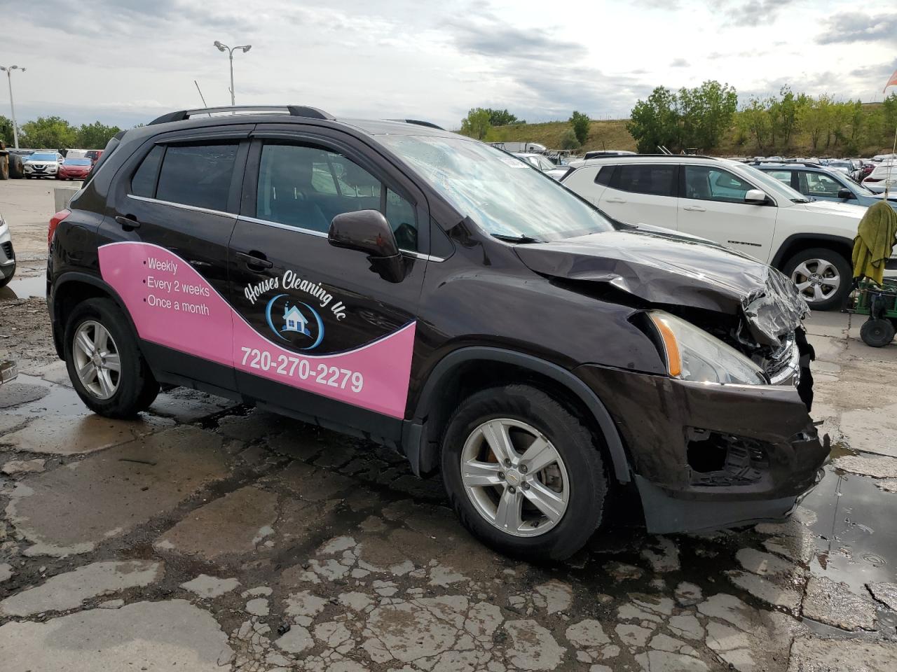 2016 Chevrolet Trax VIN KL7CJPSB2GB534162 Copart auction photo, front end damage thumbnail 4