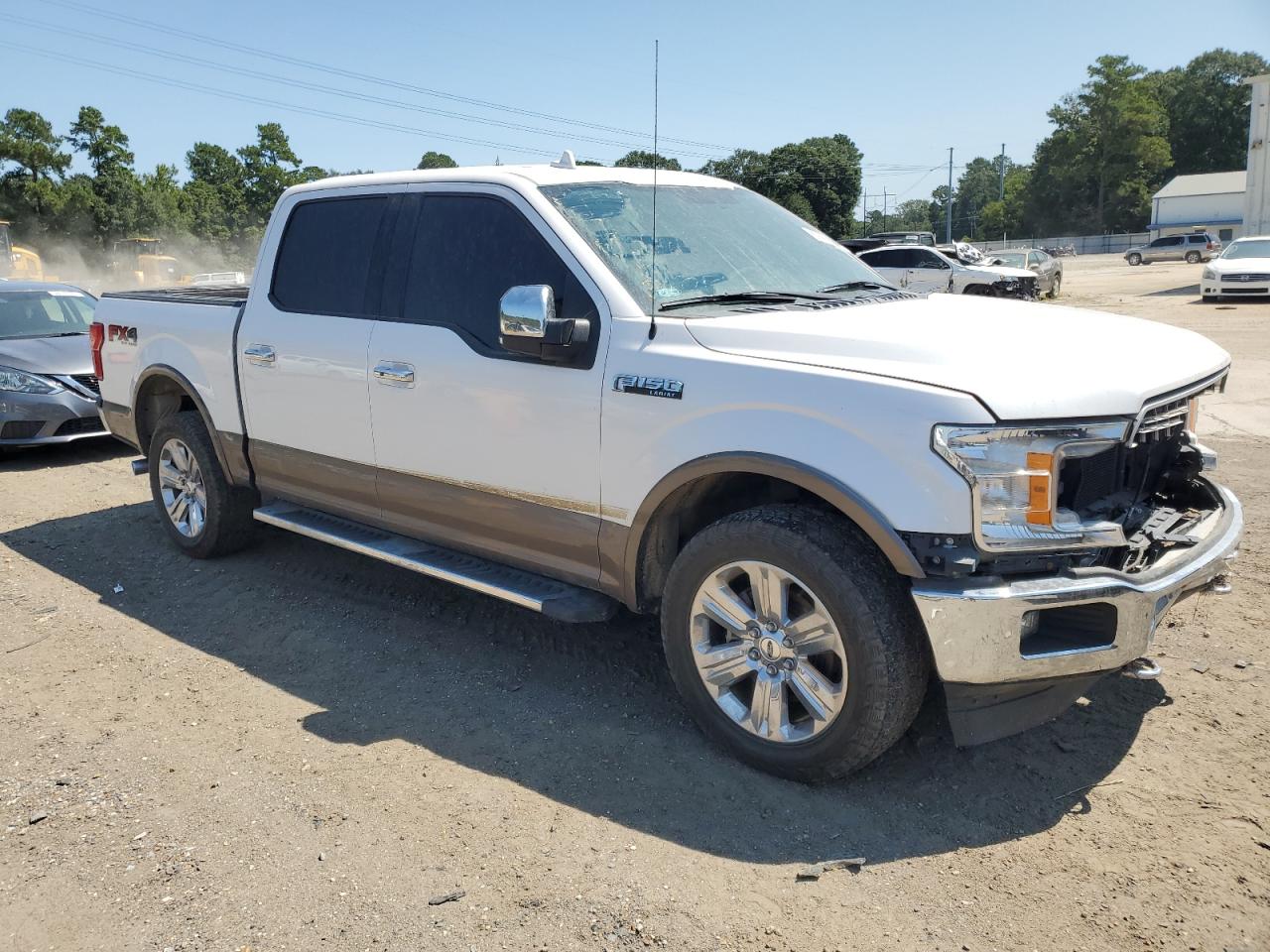 2018 Ford F-150 VIN 1FTEW1EG6JKD00020 Copart auction photo, front end / water/flood damage thumbnail 4