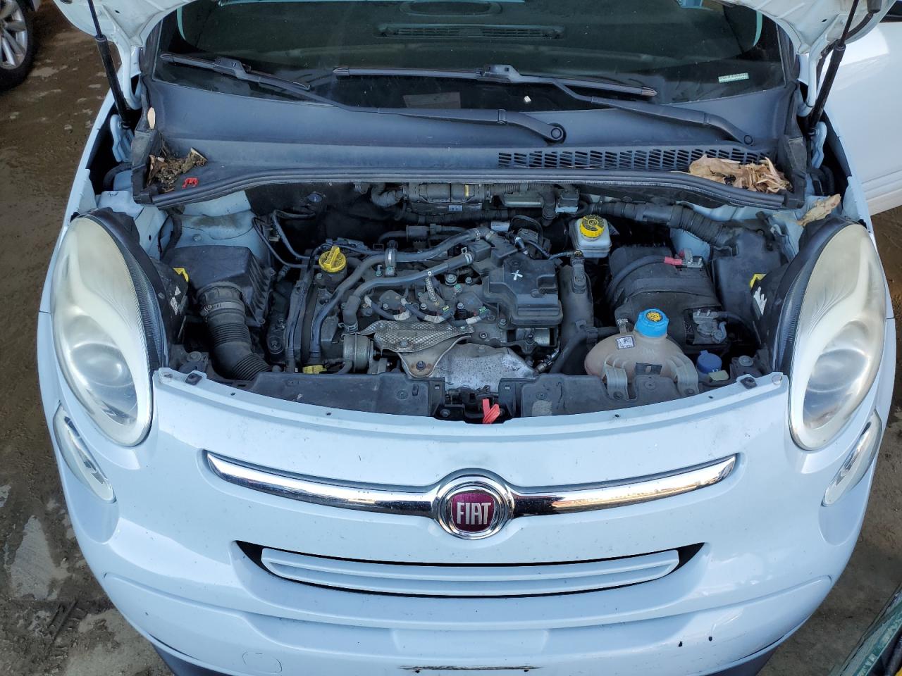 2014 Fiat 500 VIN ZFBCFABH7EZ020773 Copart auction photo, side / undercarriage damage thumbnail 11