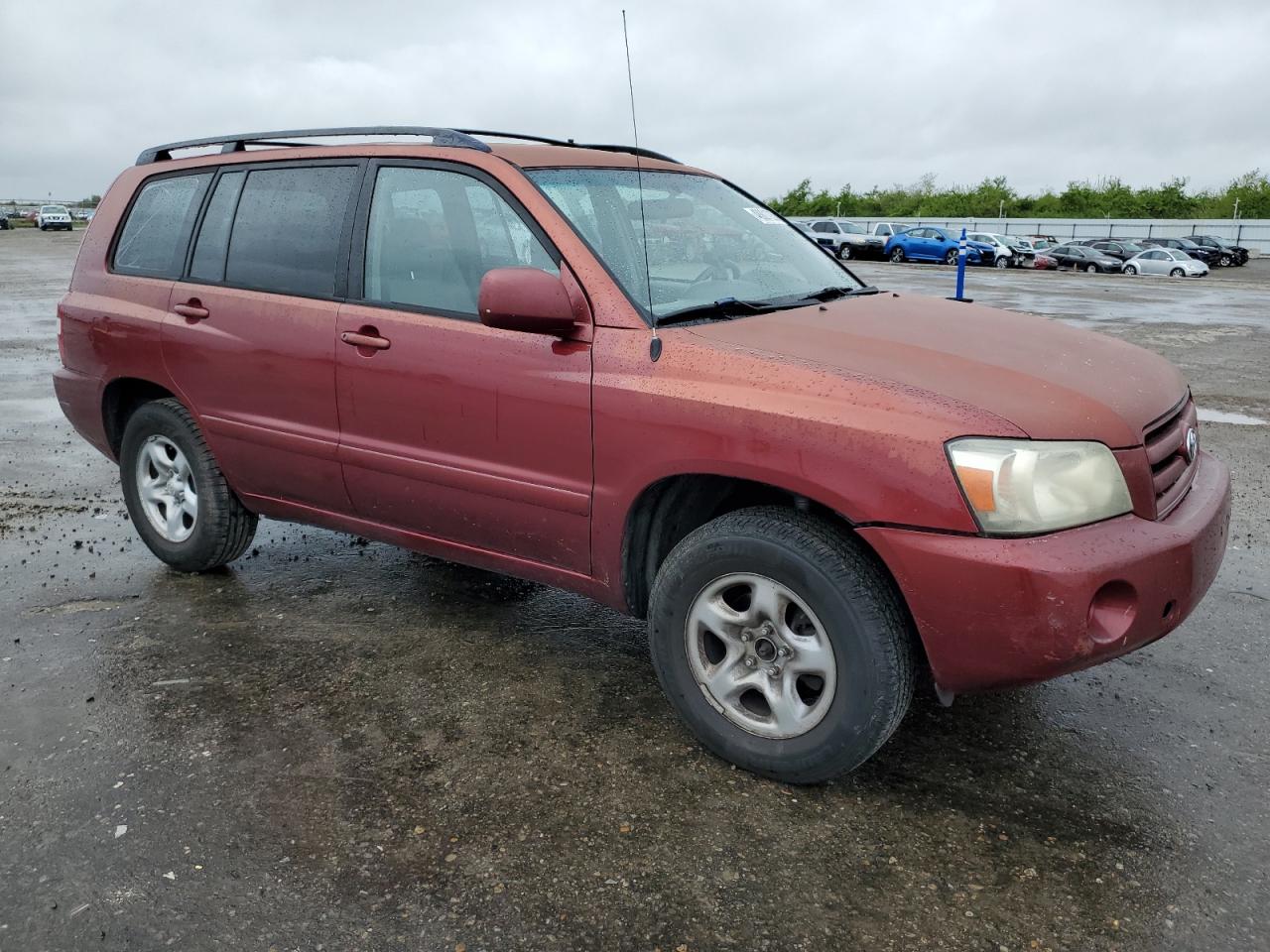 2005 Toyota Highlander VIN JTEGD21A850120542 Copart auction photo, rear end / side damage thumbnail 4