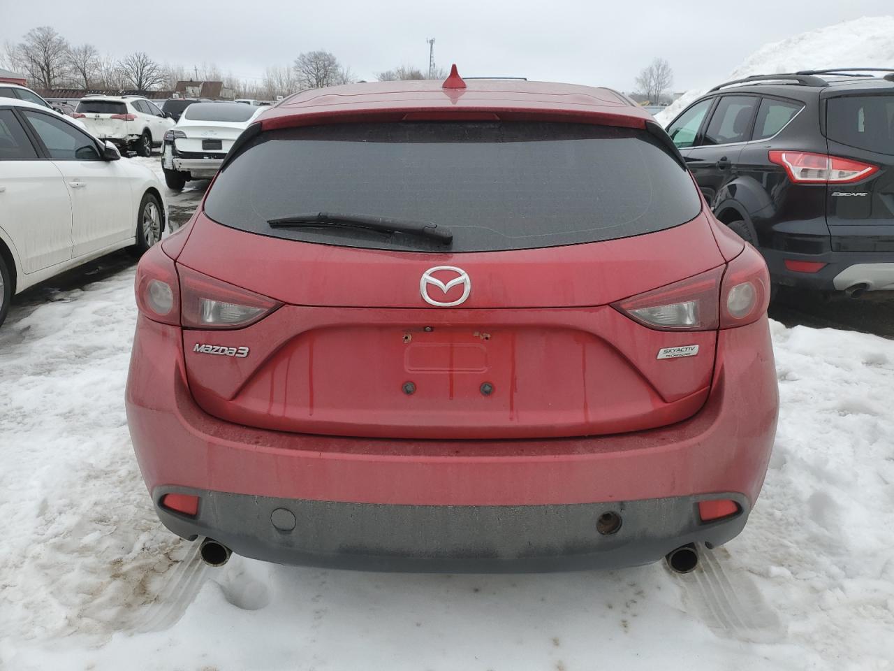 2015 Mazda 3 VIN JM1BM1M34F1276160 Copart auction photo, front end / side damage thumbnail 6