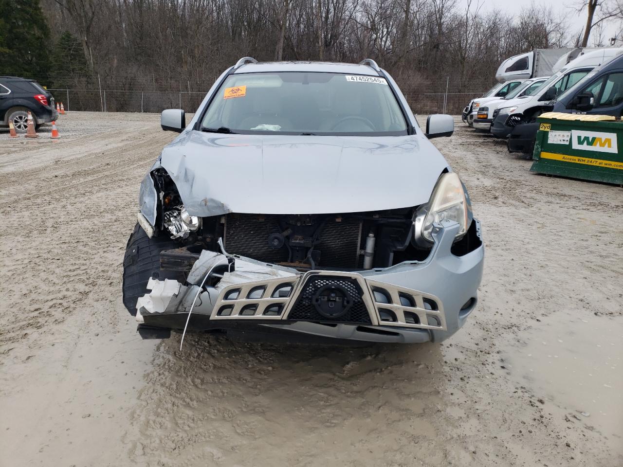 2012 Nissan Rogue VIN JN8AS5MV9CW381970 Copart auction photo, front end damage thumbnail 5