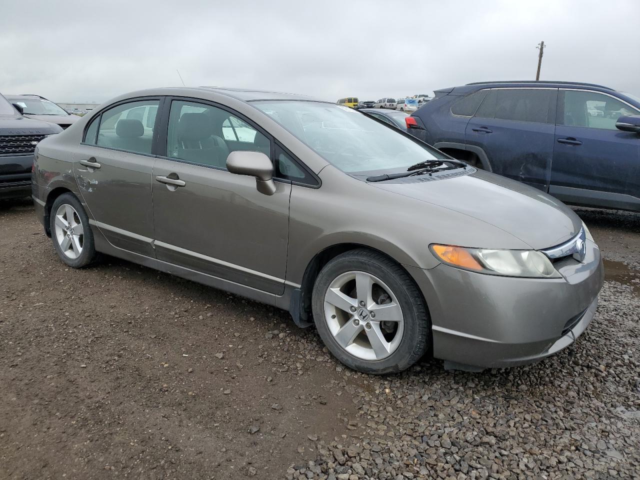 2008 Honda Civic VIN 2HGFA16598H110232 Copart auction photo, side / rear end damage thumbnail 4