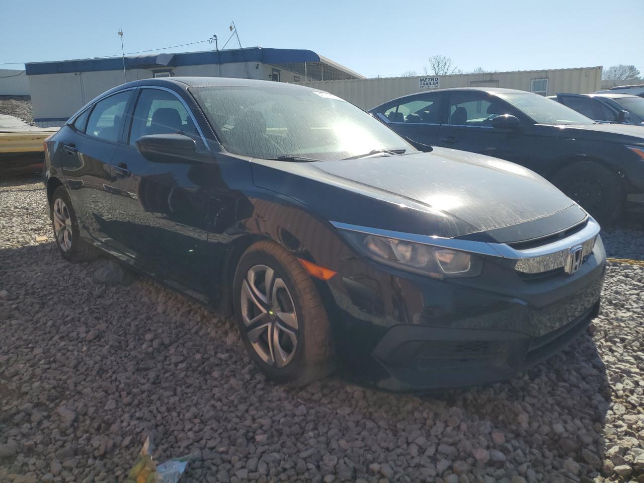 2016 Honda Civic VIN 19XFC2F58GE080200 Copart auction photo, side / front end damage thumbnail 4