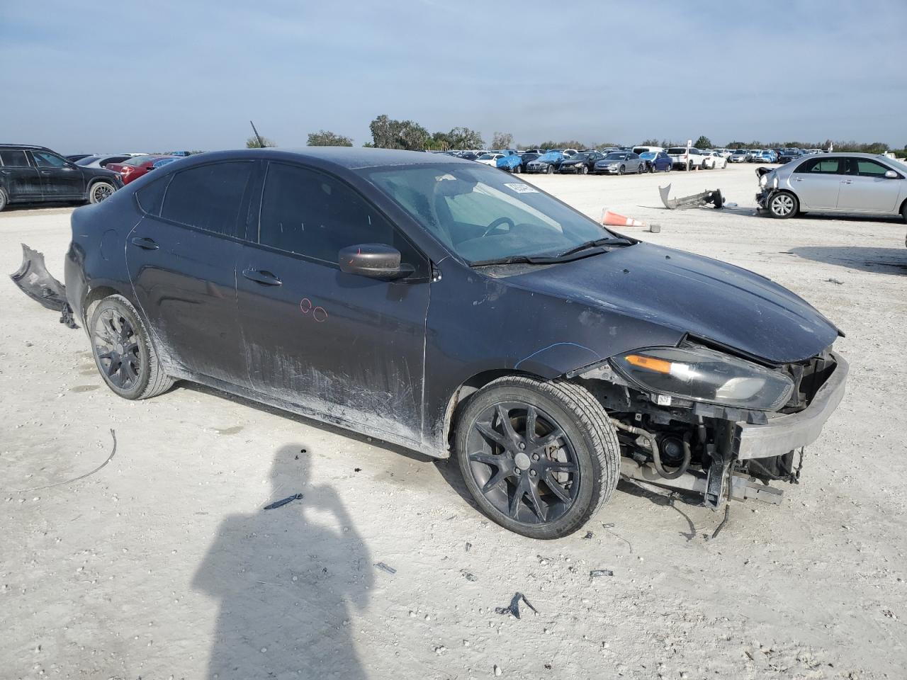 2016 Dodge Dart VIN 1C3CDFBB2GD592995 Copart auction photo, front end damage thumbnail 4