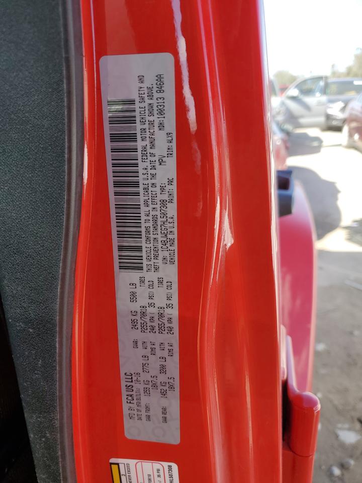 2017 Jeep Wrangler VIN 1C4BJWEG7HL507308 Copart auction photo, water/flood damage thumbnail 14