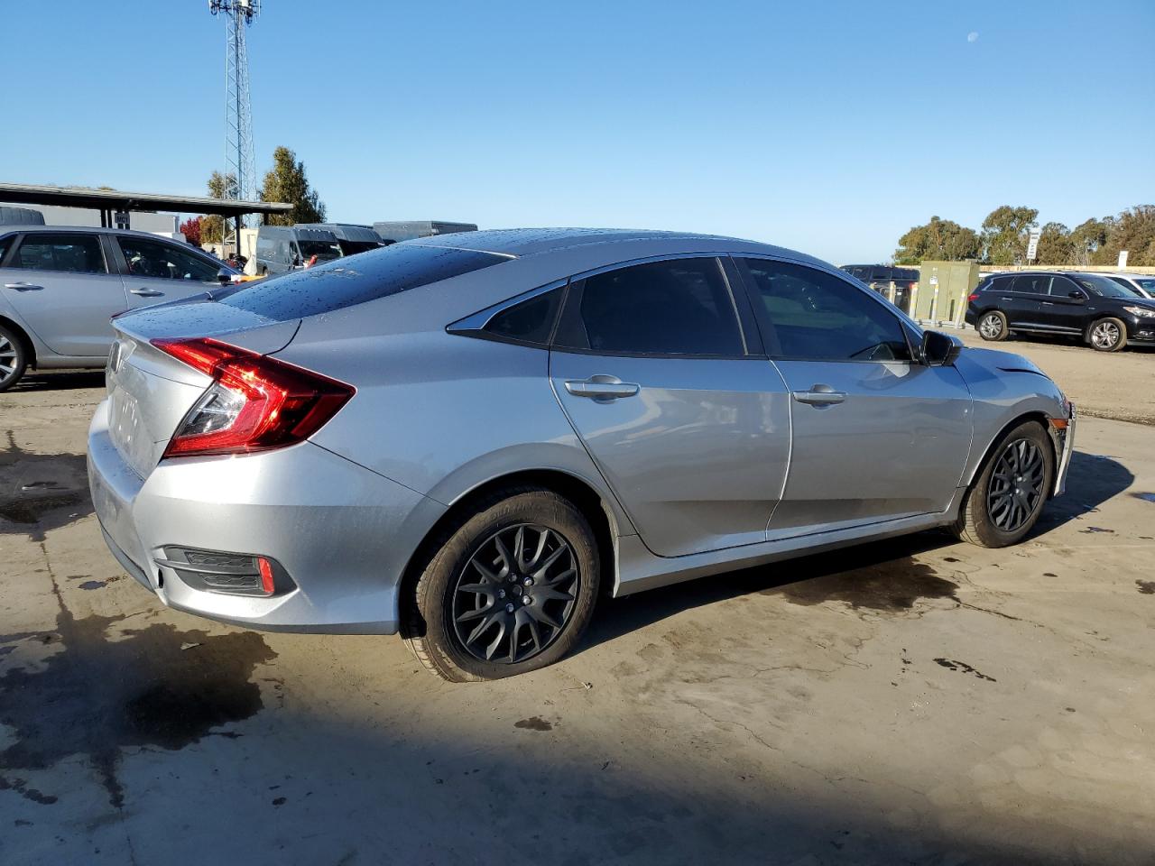 2018 Honda Civic VIN 2HGFC2F53JH540070 Copart auction photo, front end damage thumbnail 3