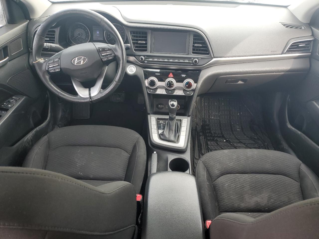 2019 Hyundai Elantra VIN KMHD84LF3KU769472 Copart auction photo, side / front end damage thumbnail 8
