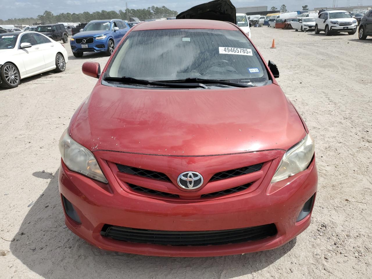 2011 Toyota Corolla VIN 2T1BU4EE1BC549224 Copart auction photo, side / front end damage thumbnail 5