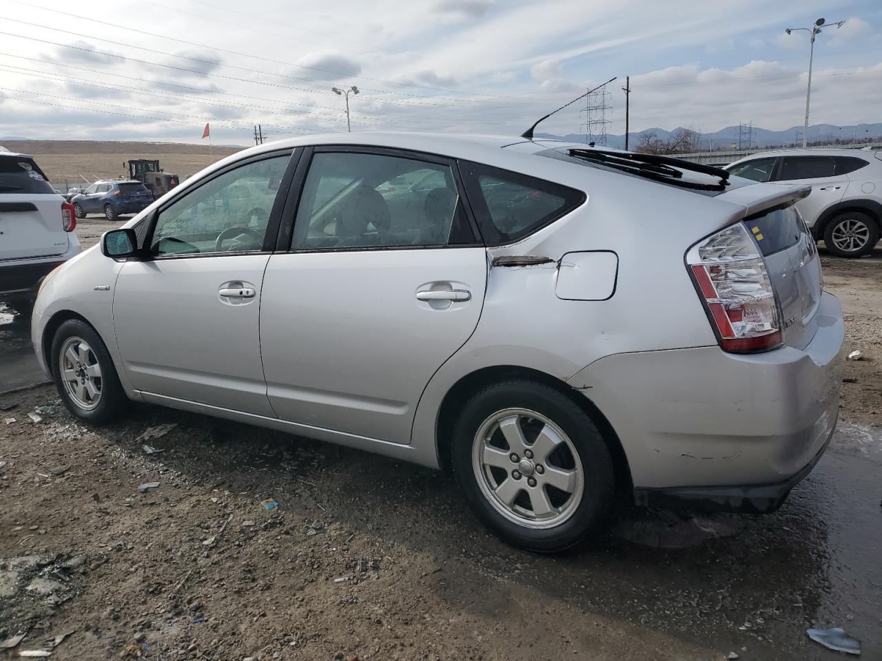 2006 Toyota Prius VIN JTDKB20UX67061079 Copart auction photo, rear end / side damage thumbnail 2