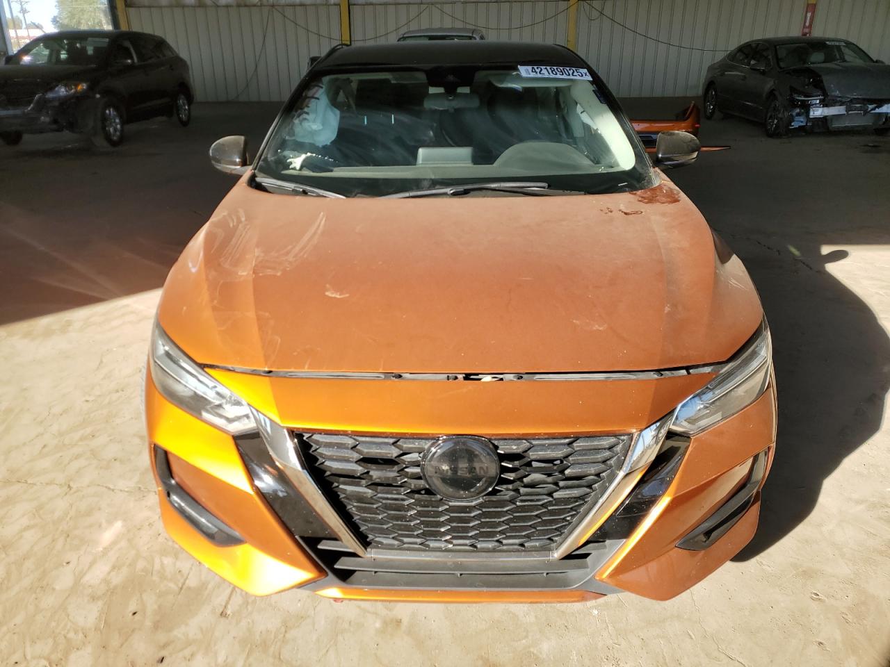 2022 Nissan Sentra VIN 3N1AB8DVXNY287172 Copart auction photo, rear end / side damage thumbnail 5