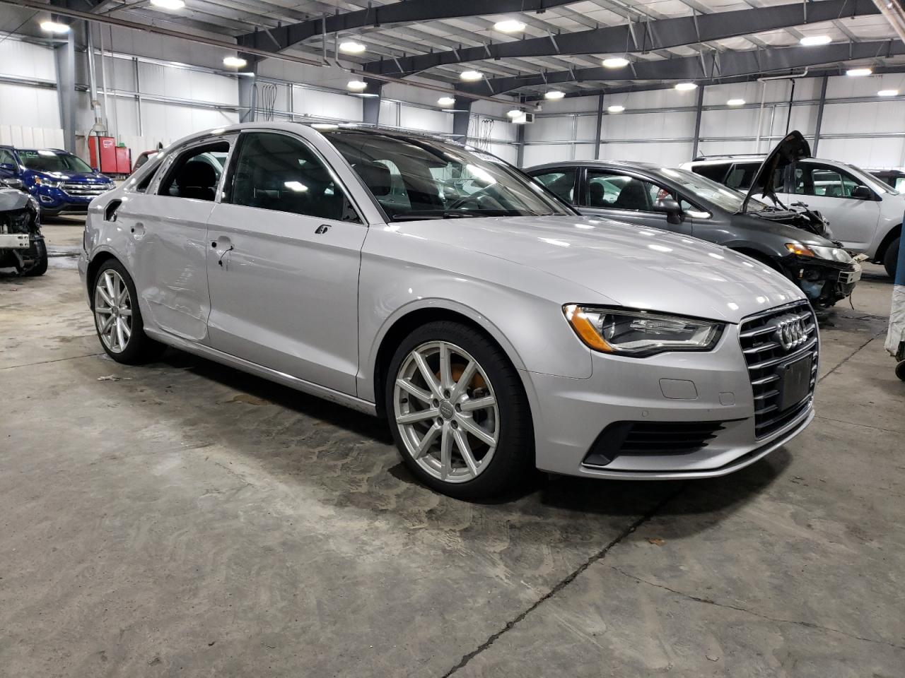 2016 Audi A3 VIN WAUE8GFF3G1036544 Copart auction photo, side / rear end damage thumbnail 4