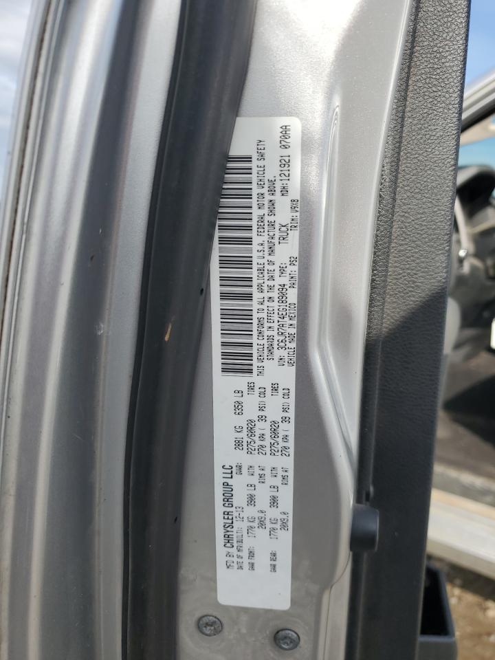 2014 RAM 1500 VIN 3C6JR7AT4EG189094 Copart auction photo, all over damage thumbnail 13