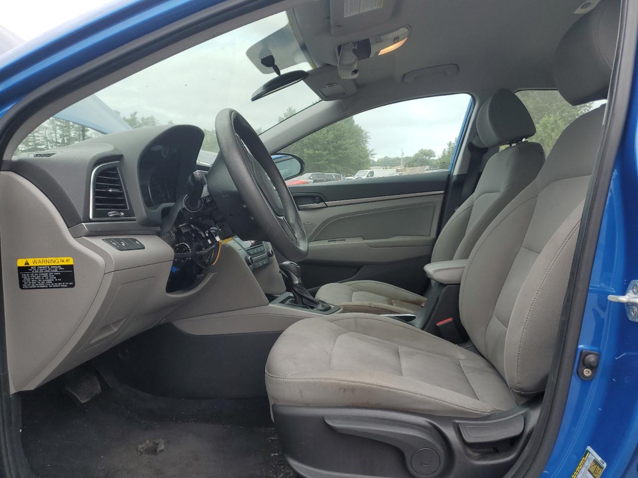 2018 Hyundai Elantra VIN KMHD84LF8JU585773 Copart auction photo, vandalism / front end damage thumbnail 7