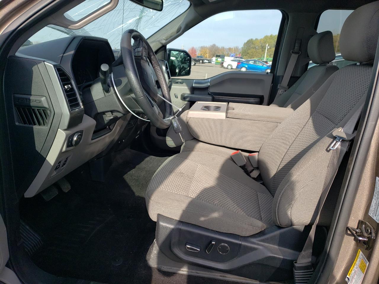 2018 Ford F-150 VIN 1FTEW1EP3JKC53464 Copart auction photo, top/roof damage thumbnail 7